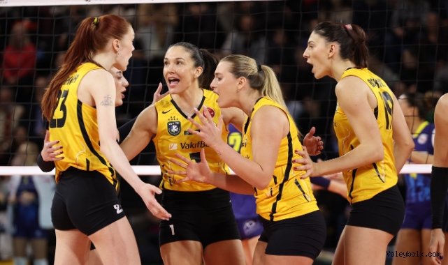 VakıfBank, Savino Del Bene Scandicci'yi 3-1 Mağlup Etti