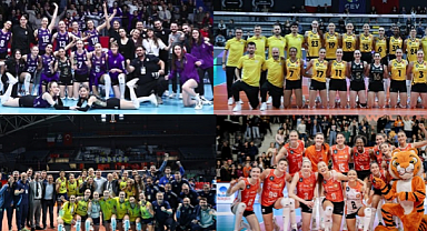 CEV Kadınlar Şampiyonlar Ligi çeyrek finalinde ilk kez 4 Türk kulübümüz yer alacak