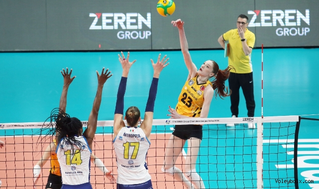 VakıfBank, Şampiyonlar Ligi'nde Çeyrek Finale Yükseldi 