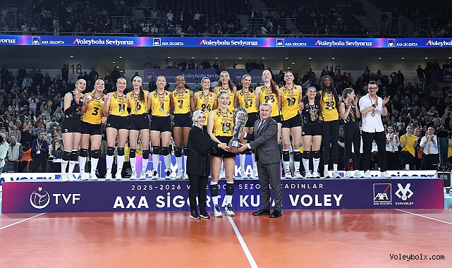 2026 Kadınlar AXA Sigorta Kupa Voley'de Şampiyon