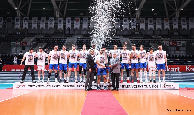Arabica Coffee House Erkekler 1.Ligi'nin Şampiyonu Onikişubat Bld. Spor