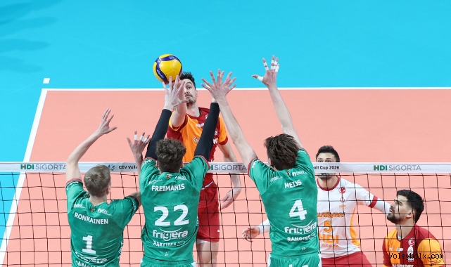 Galatasaray HDI Sigorta, Greenyard Maaseik'e 3-2 Mağlup Oldu 