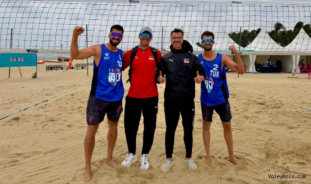 Yusuf Özdemir ve Batuhan Kuru, Beach Pro Tour Haikou Etabı'nda Çeyrek Finalde 