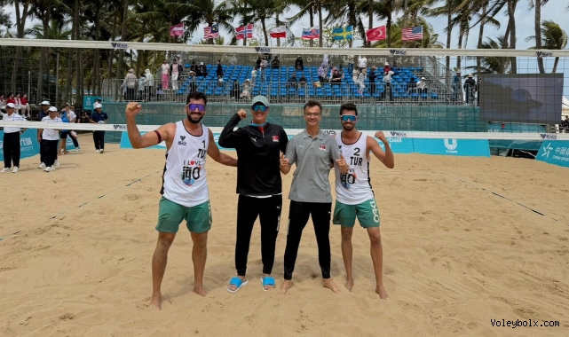 Yusuf Özdemir ve Batuhan Kuru, Beach Pro Tour Haikou Etabı'nda Finalde