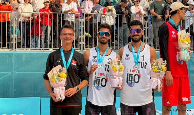 Yusuf Özdemir ve Batuhan Kuru’dan Haikou Etabında Gümüş Madalya