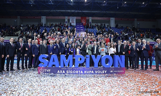 2026 Erkekler AXA Sigorta Kupa Voley'de Şampiyon Ziraat Bankkart