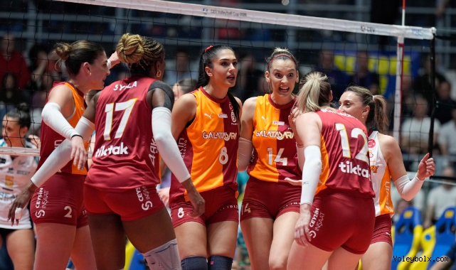 Galatasaray Daikin, CEV Kupası Final İlk Maçında Chieri'76 Takımını 3-2 Mağlup Etti