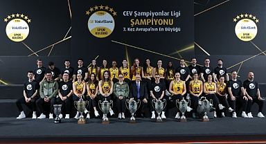 7. kez Avrupa şampiyonu olan VakıfBank basının karşısına çıktı