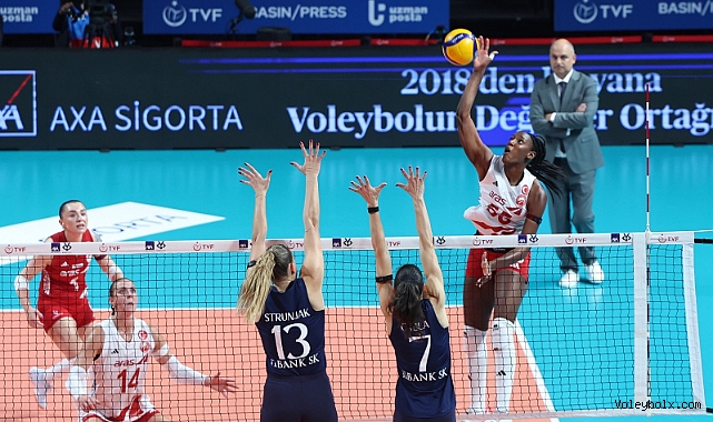 2027 Kadınlar AXA Sigorta Kupa Voley Grup Müsabakalarında İkinci Gün Sona Erdi