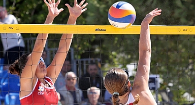 CEV U18 Plaj Voleybolu Avrupa Şampiyonası'nda Üçüncü Gün Sona Erdi