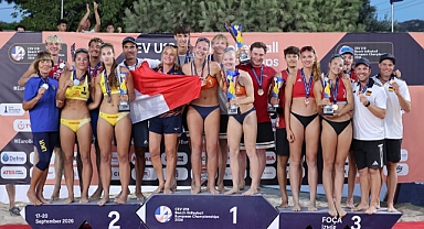 CEV U18 Plaj Voleybolu Avrupa Şampiyonası Sona Erdi