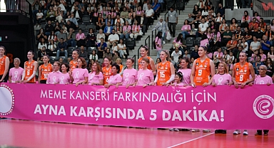 Memorial ve Eczacıbaşı Spor Kulübü, Meme Kanseri Farkındalığını Fileye Taşıdı 