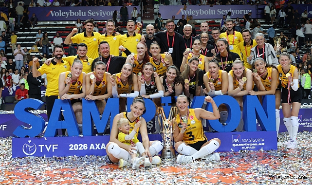 VakıfBank, Şampiyonlar Kupası'nı 6. kez müzesine götürdü