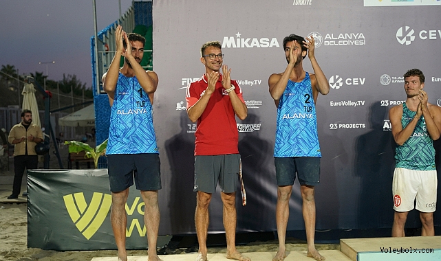Yusuf Özdemir ve Batuhan Kuru İkilisinden VW Beach Pro Tour Futures Alanya Etabı'nda Gümüş Madalya