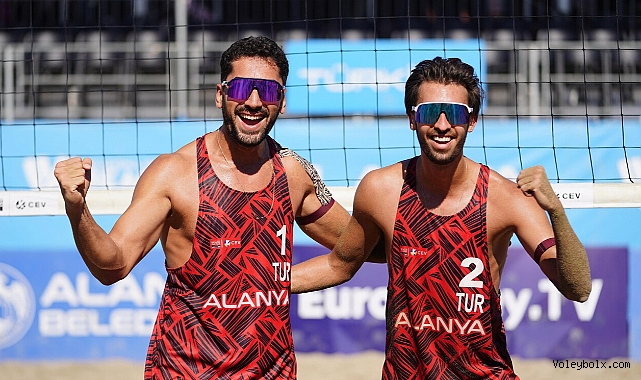 Yusuf Özdemir ve Batuhan Kuru, VW Beach Pro Tour Futures Alanya Etabı'nda Finalde
