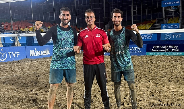 Yusuf Özdemir ve Batuhan Kuru, VW Beach Pro Tour Futures Alanya Etabı'nda Yarı Finalde