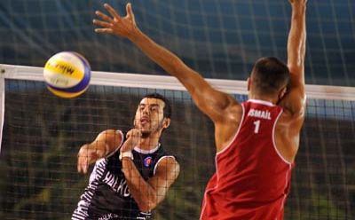 Plaj voleybolu heyecanı Ankarada
