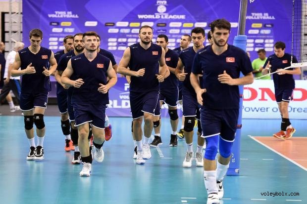 A Erkek Voleybol Milli Takımımız Dörtlü Final Hazırlıklarını Sürdürüyor