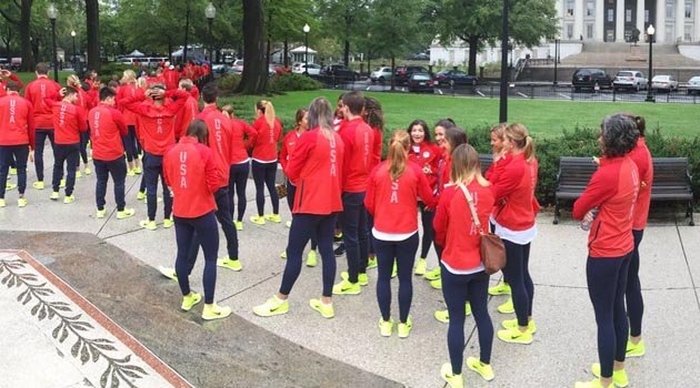 ABD Voleybol Kafilesi Beyaz Saray'da