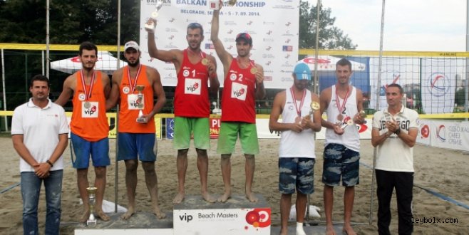 Balkan Plaj Voleybolu Turu üçüncü ayağında şampiyonuz