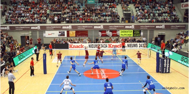 Belçika'da final serisinde 3. maç Top Volley Precura Anversa'nın
