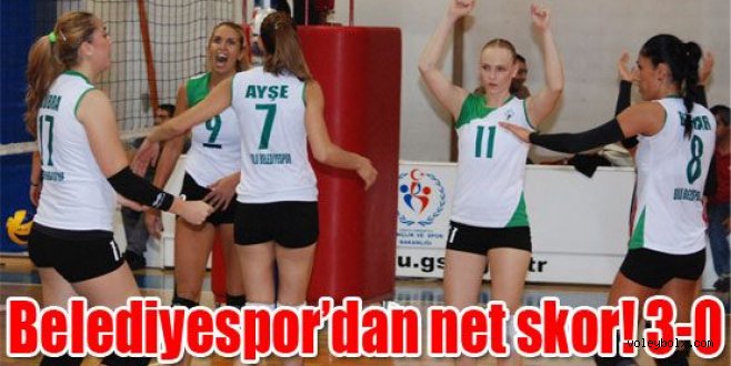 Bolu Belediyespor’dan net skor! 3-0