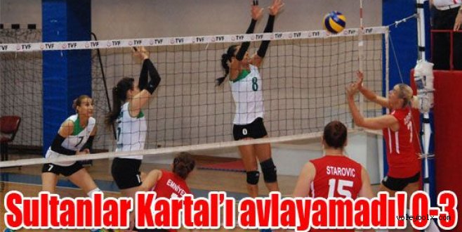 Bolu'nun Sultanları Kartal’ı avlayamadı! 0-3