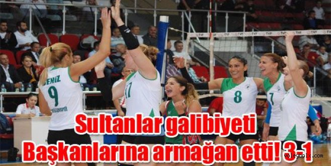 Bolunun Sultanları galibiyeti Başkanlarına armağan etti! 3-1