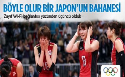 Böyle olur Japon'un bahanesi