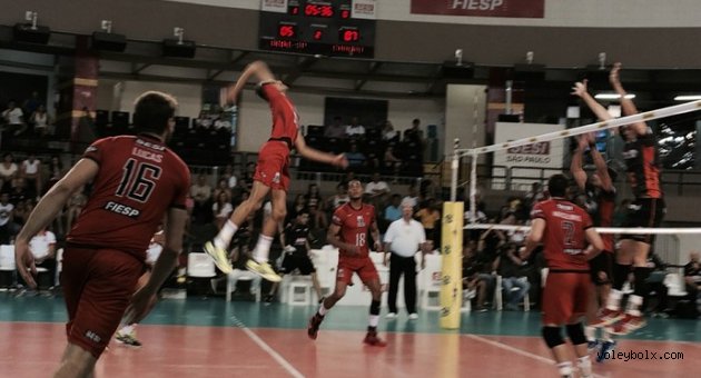 Brezilya Kupası'nda Sesi-SP, Vôlei Canoas'a elendi...