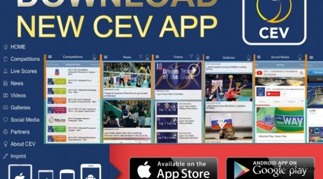 CEV artık App ve Google Play Store’da