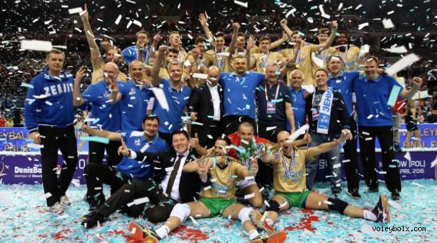 CEV DenizBank Erkekler Şampiyonlar Ligi'nin Şampiyonu Zenit Kazan Oldu