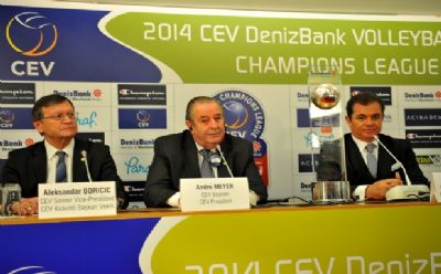 CEV DenizBank Şampiyonlar Ligi basın toplantısı yapıldı