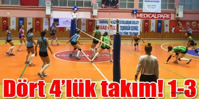 Dört 4’lük takım! 1-3