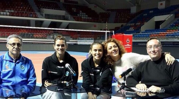 Emin İmen, Seda ve İpek voleybolmagazin.tv nin konuğu oldular
