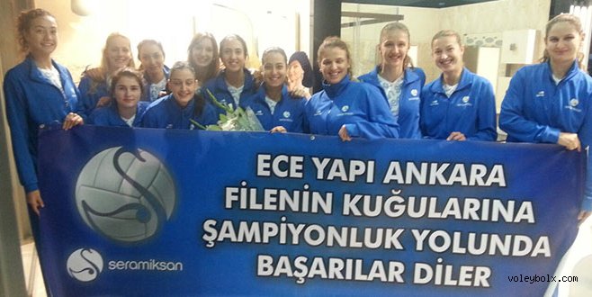 Filenin Kuğuları Seramiksan Ankara bayilerinden Ece Yapı'yı ziyaret etti