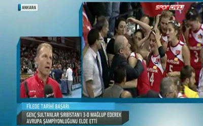 Final sonrası röportajlar ve kupa töreni (VİDEO)