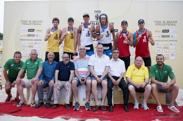 FIVB World Tour Antalya Open 2016 Erkekler Kategorisi’nde Letonya Şampiyon Oldu