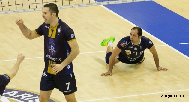 Fransa'da lider Cannes puan kaybetti, Paris Volley ise yakın takipte...