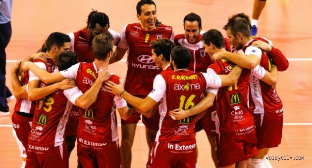 Fransa'da Paris Volley'i 3-1 yenen lider Cannes, farkı 6'ya çıkardı...