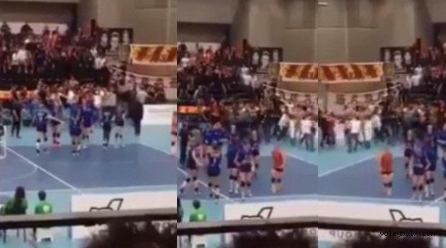 Gent-Galatasaray maçında olay çıktı!
