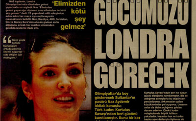 Gücümüzü Londra görecek