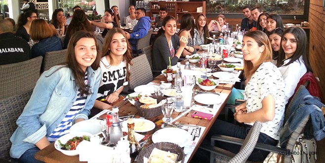 Halkbanklı gençler yorgunluk attı