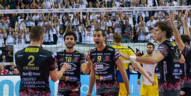 İtalya'da Perugia, Piacenza'ya deplasmanda set vermedi: 0-3