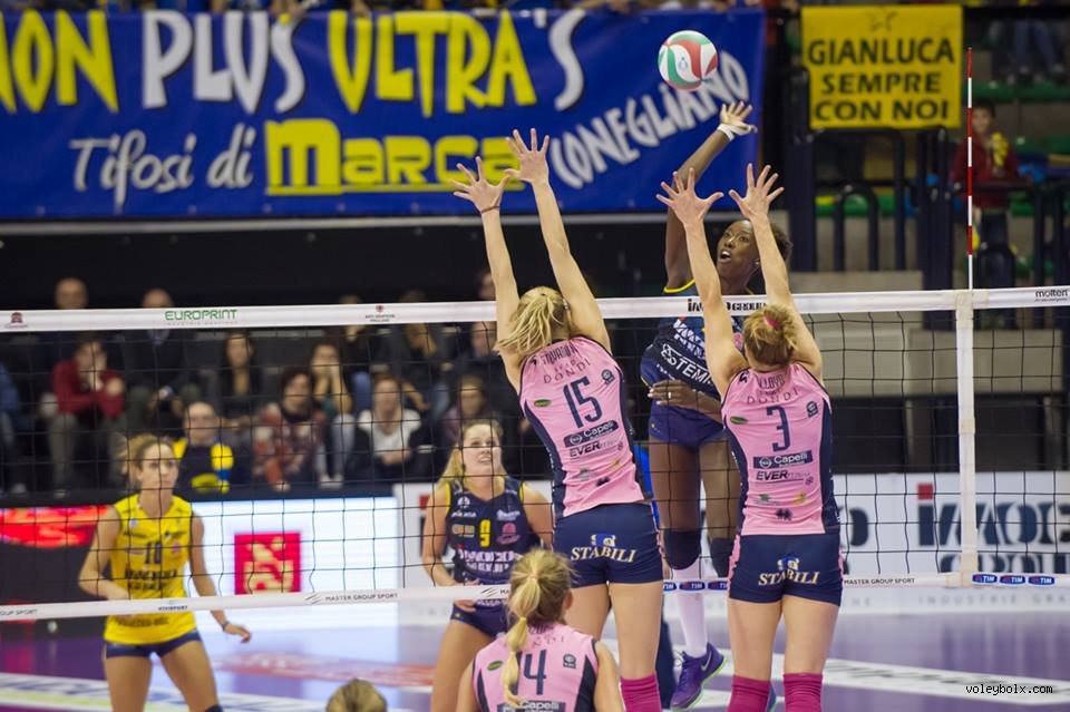 İtalya derbisinde gülen Imoco: 3-2