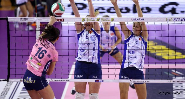 İtalya'da Pomi Casalmaggiore'den, Scandicci'ye tek set: 3-1
