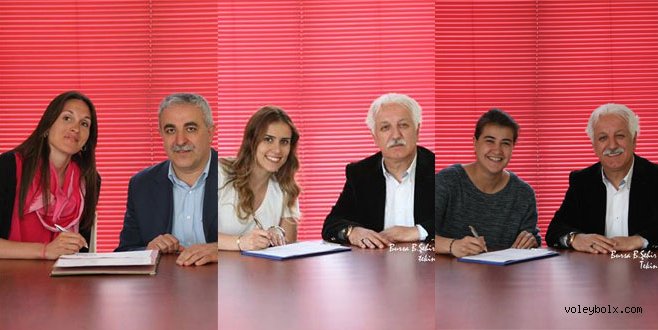 Karic, Seda ve Merve yeni sezonda Bursa B.Şehir Bld.'de..