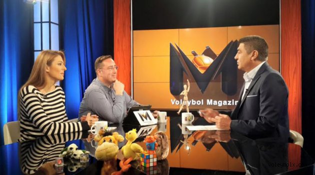 Kurtaran Mumcu Voleybol Magazin'e konuk oldu (VIDEO)