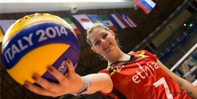 Lodz'un yeni liberosu Valerie Courtois