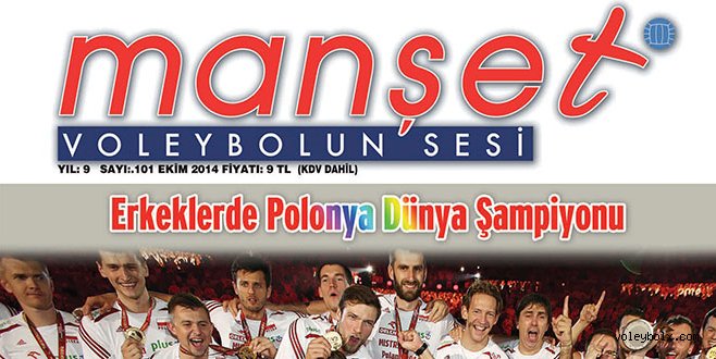 Manşet Voleybolun Sesi 101 .sayısı çıktı